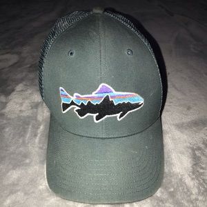 Patagonia fish trucker hat
